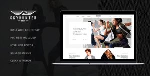 Skyhunter - 创意商店HTML模板-蟹程序