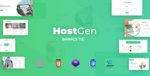 HostGen - 多用途WHMCS模板 - v1.0-蟹程序