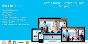 Gym Chinara - 体育运动HTML模板-蟹程序