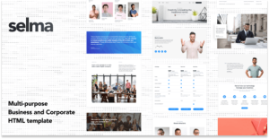 Selma - 企业公司网站HTML模板-蟹程序