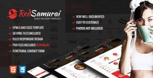 Red Samurai - 响应式HTML5+CSS3网站模板-蟹程序