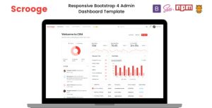 Scrooge - 响应式管理仪表板HTML模板-蟹程序
