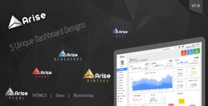 Arise Admin Dashboard 后台管理模板 - v1.2-蟹程序