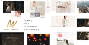 The VOW - 婚庆响应式HTML模板-蟹程序