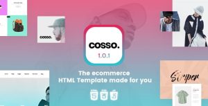 Cosso - 干净轻型响应式HTML模板 - v1.0.1-蟹程序