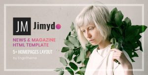 JIMYDO – 新闻杂志博客HTML模板-蟹程序