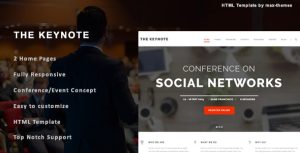 Keynote - 会议/事件/活动HTML模板-蟹程序