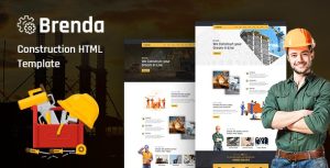 Brenda - 建筑设计工程装饰HTML5模板-蟹程序