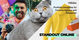 Heloise - 作品展示网站HTML模板-蟹程序