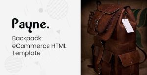 Payne - 背包电子商务HTML模板-蟹程序