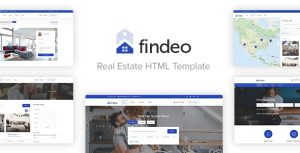 Findeo - 房产中介不动产HTML模板-蟹程序