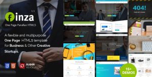 Finza - 单页时差多用途HTML网站模板 - v1.1-蟹程序