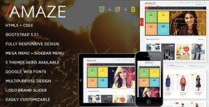 Amaze 电商 HTML5模板-蟹程序