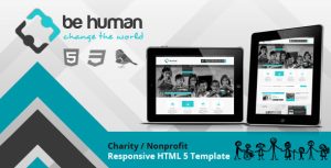 Be Human 企业创意XHTML5/CSS静态网站模板主题[失效]-蟹程序