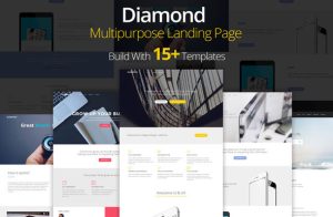 Diamond 着陆页 HTML5模板-蟹程序