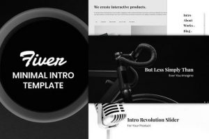 Fiver Html5 Intro + 多用途HTML模板-蟹程序