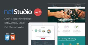 NetStudio 多用途 HTML5模板-蟹程序