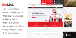Tromas - 多用途商业HTML模板-蟹程序