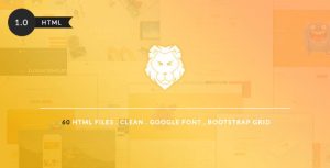 The Lion 多用途 HTML5模板-蟹程序