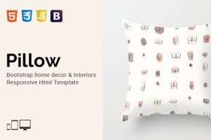 Pillow v1.0 - 家居装饰HTML5模板-蟹程序