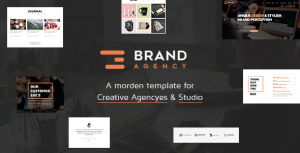 Brand Agency v1.1 - 创意HTML Bootstrap模板-蟹程序