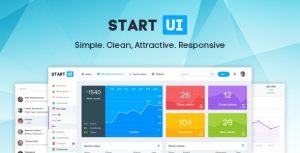 StartUI v1.3.1 - Bootstrap 4后台管理模板-蟹程序
