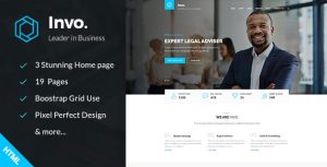 Invo - 业务培训咨询HTML5模板-蟹程序
