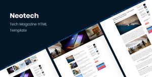 Neotech v1.1 - 新闻杂志HTML模板-蟹程序