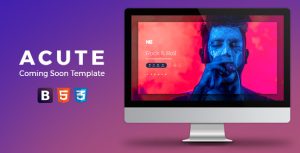 Acute 倒计时HTML模板-蟹程序