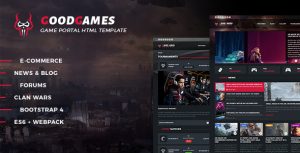 Good Games - 门户/商店HTML游戏模板-蟹程序