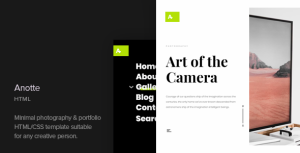 Anotte - 相册摄影HTML模板-蟹程序