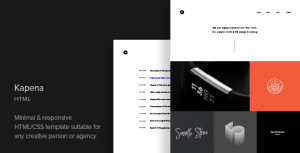 Kapena v1.1 - 作品展示HTML模板 - v1.1.-蟹程序