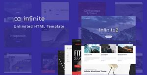 Infinite - 响应式多用途HTML模板-蟹程序