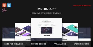 Metro App - 应用程序 HTML5 模板-蟹程序