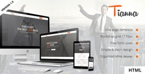 Tianna - 单页HTML5模板-蟹程序