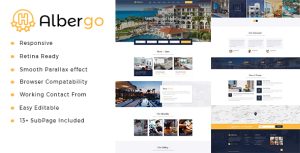 Albergo - 酒店度假村HTML5模板-蟹程序