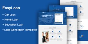 EasyLoan - 贷款公司网站模板-蟹程序