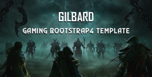 Gilbard - 游戏电玩 Bootstrap 4 模板 - v1.1.1-蟹程序
