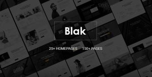 BLAK - 响应性多用途HTML5网站模板-蟹程序