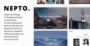 Nepto v1.1 - 响应式倒计时模板-蟹程序