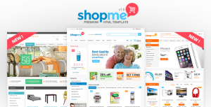 ShopMe v1.6 - 多用途电商HTML模板-蟹程序