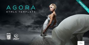 自适应 Agora 创意 HTML5模板-蟹程序