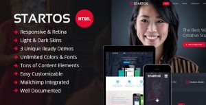Startos - Responsive HTML5 Landing Page-蟹程序
