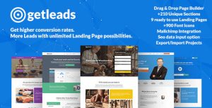 Getleads 着陆页 HTML5模板-蟹程序