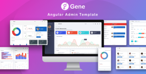 Gene v1.0 - 材料设计Angular 5管理模板[失效]-蟹程序