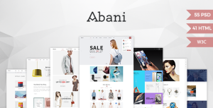Abani – 多用途电子商务HTML5模板-蟹程序