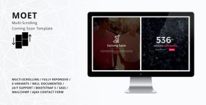 MOET 滚屏即将上线 HTML模板-蟹程序