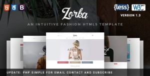 Zorka v1.3 - 时尚服饰HTML5模板-蟹程序