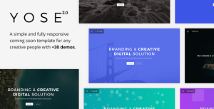 Yose - 响应式倒计时HTML模板-蟹程序