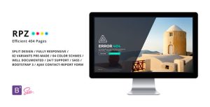 RPZ 404错误 HTML5模板-蟹程序